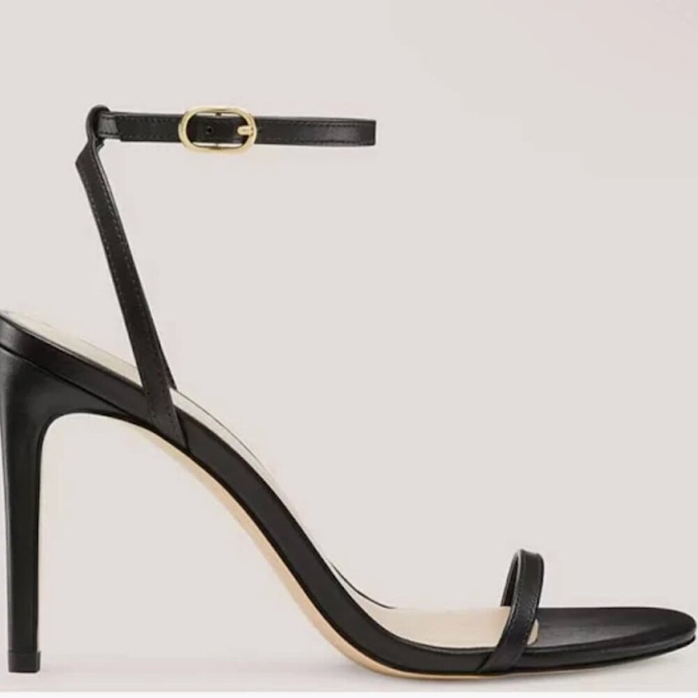 Stuart Weitzman Dancer 95 Sandal in Black